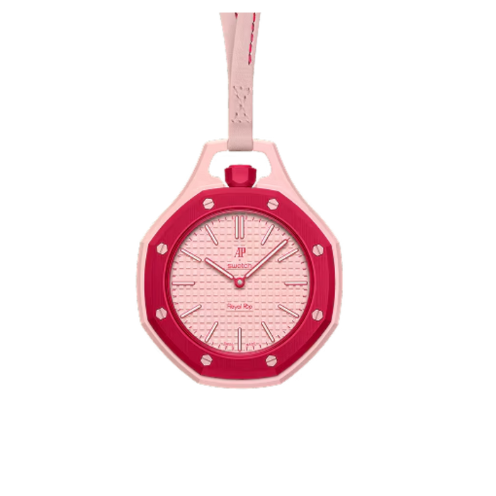 Swatch x Audemars Piguet Bioceramic Royal Pop Otto Rosso zijkant