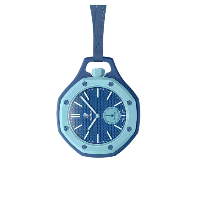 Swatch x Audemars Piguet Bioceramic Royal Pop Savonnette Lan Ba zijkant