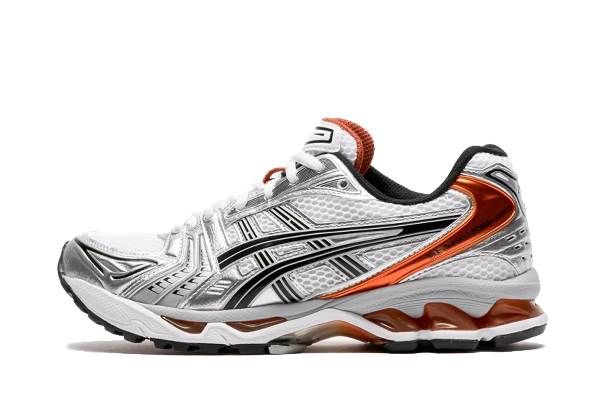 ASICS Gel-Kayano 14 Weiß Pikant Orange
