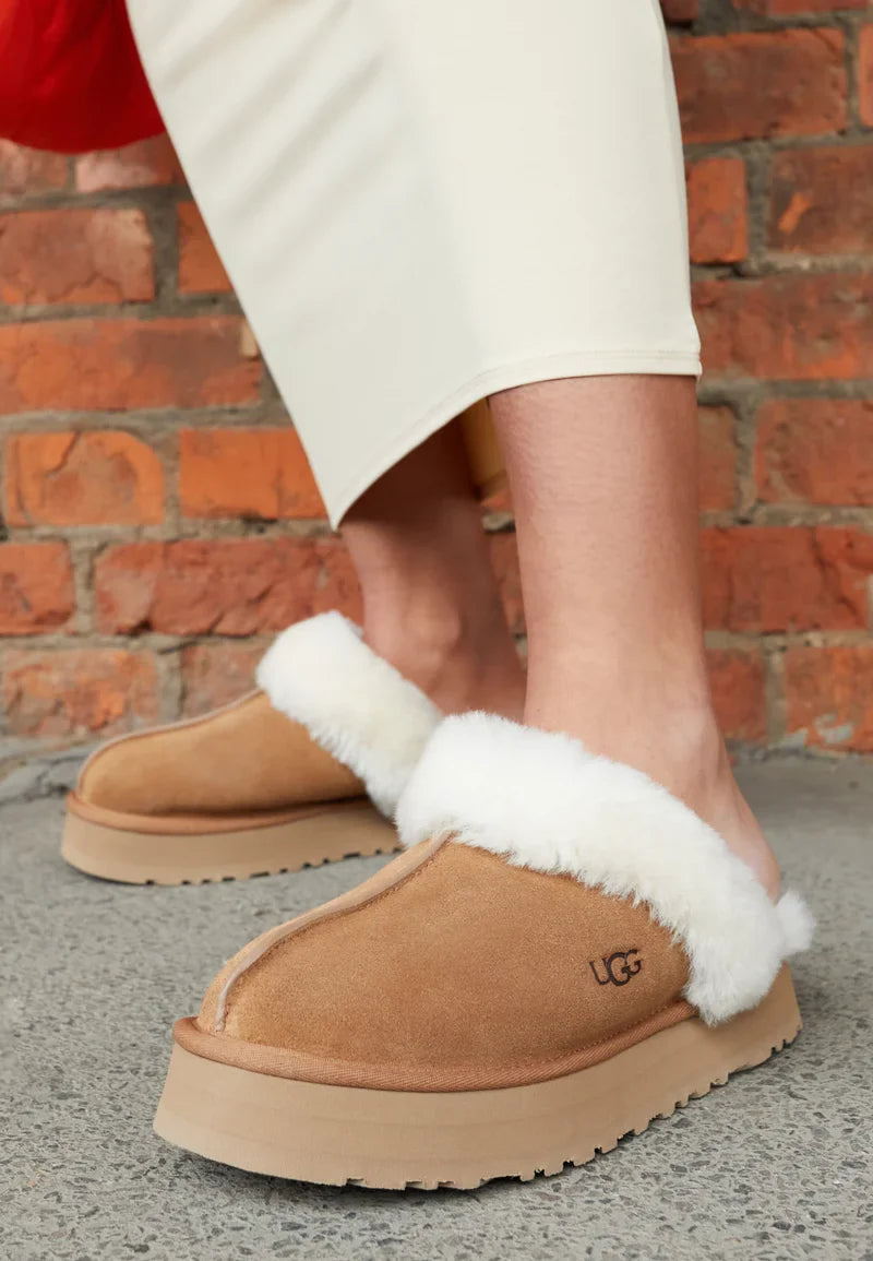 UGG Disquette Slipper Kastanie