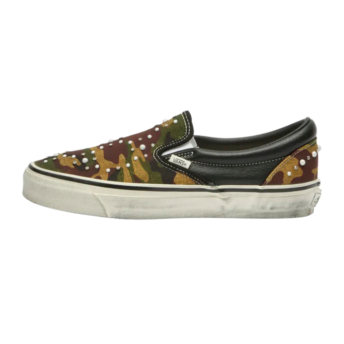 Vans LX Classic Slip-On 98 Pearlized Pack Camo Black zijkant
