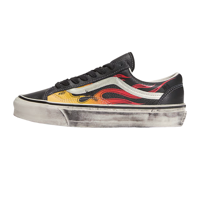 Vans LX Old Skool Archive Flame Black zijkant