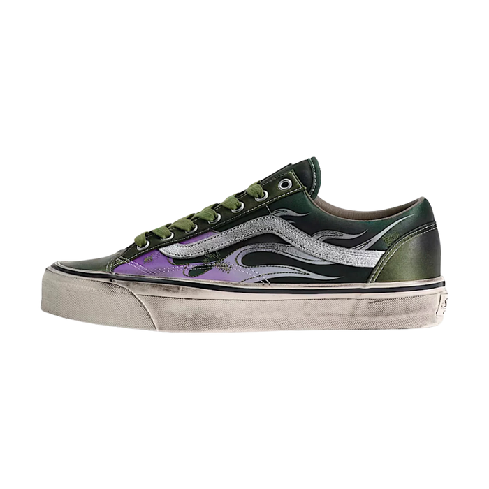 Vans LX Old Skool Archive Flame Green zijkant
