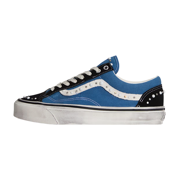 Vans LX Old Skool 36 Pearlized Pack Black Navy zijkant