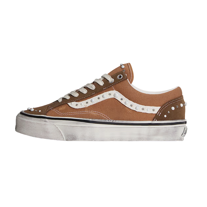 Vans LX Old Skool 36 Pearlized Pack Vintage Cocoa Brown zijkant