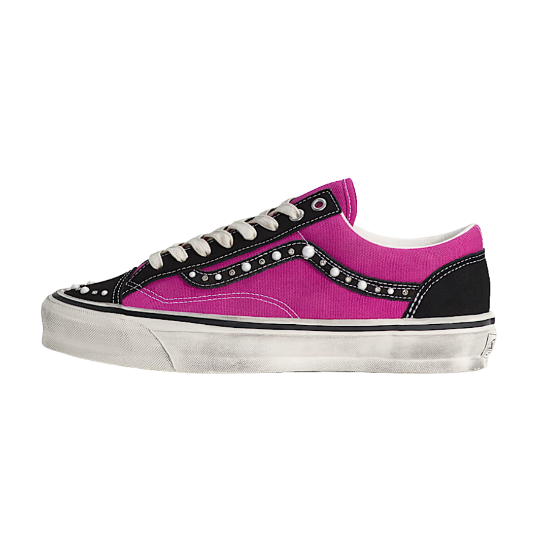 Vans OTW Old Skool 36 Pearlized Pack Pink Black zijkant