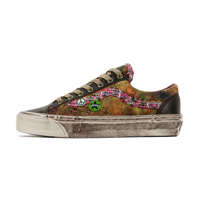 Vans Old Skool 36 LX Souvenir Warm Brown zijkant