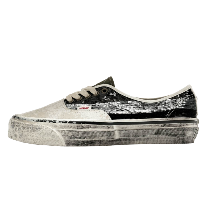 Vans Premium Authentic La Habana Black White zijkant