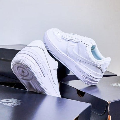 Nike Air Force 1 Shadow Triple Weiß