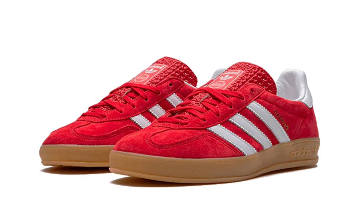 Adidas Gazelle Scarlet Cloud White