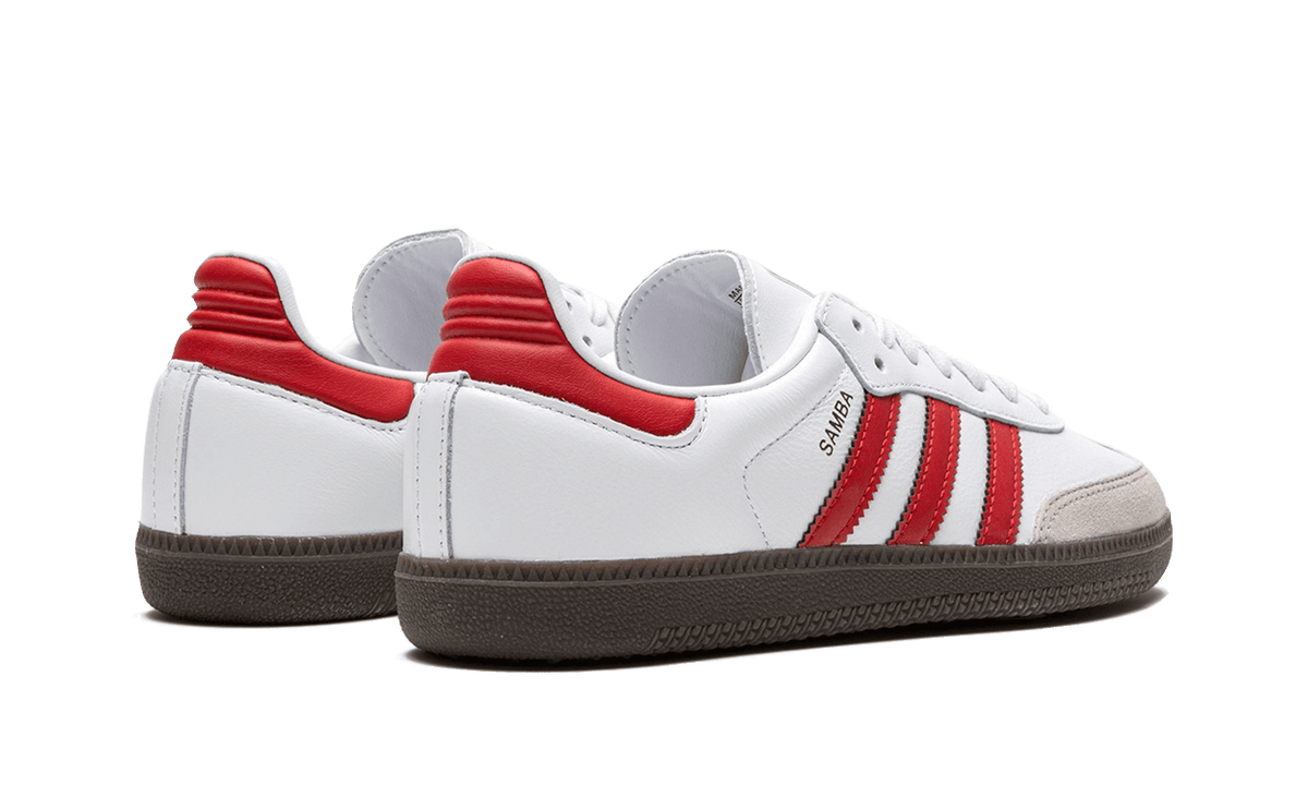 Adidas Samba OG Weiß Besser Scarlet Rot