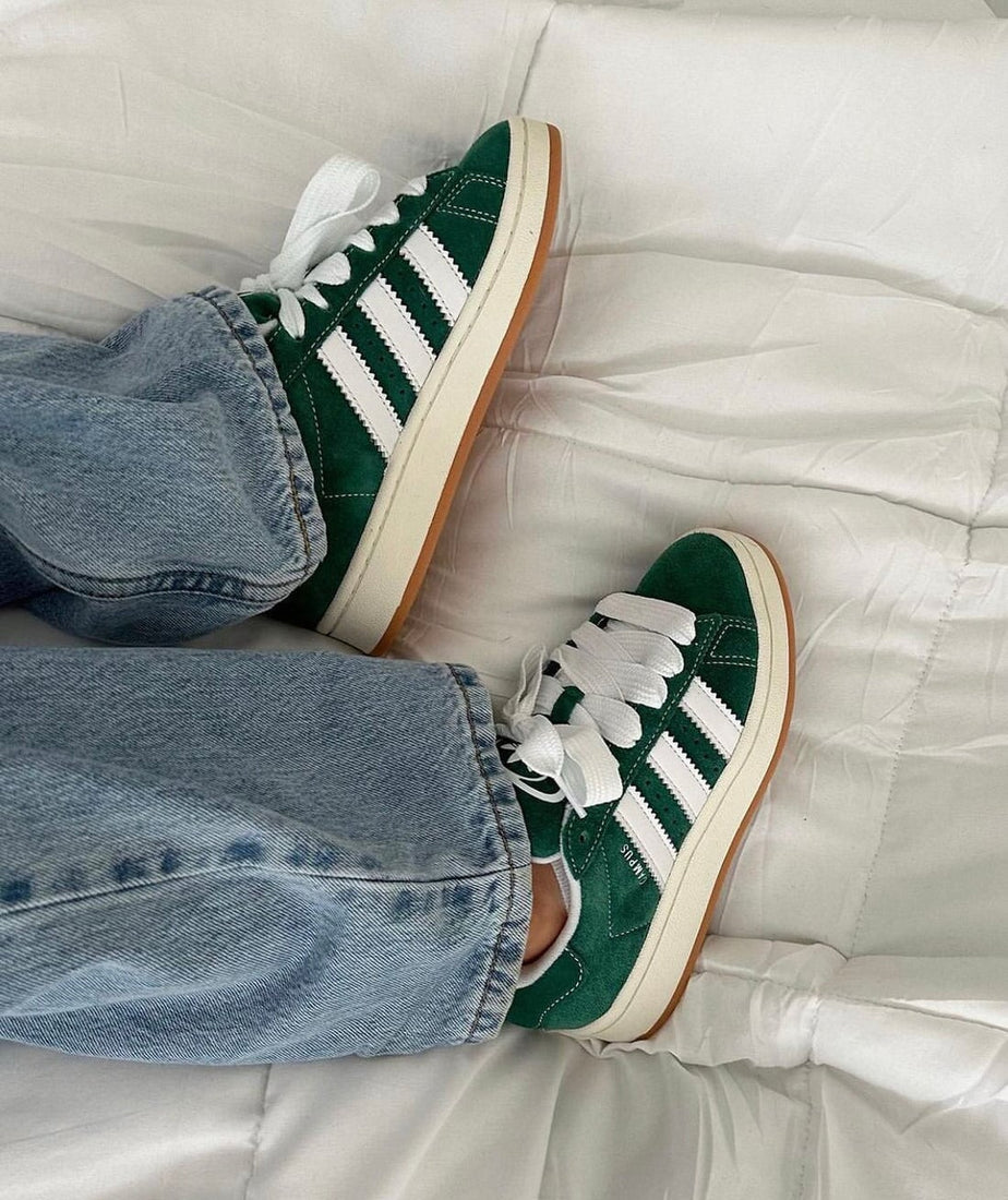 Adidas Campus 00s Dark Green Cloud White (SALE)