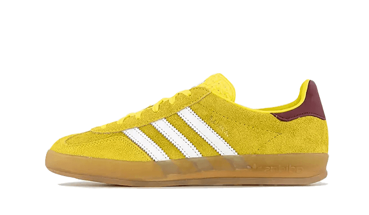 Adidas Gazelle Indoor Hellgelb Burgund