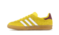 Adidas Gazelle Indoor Bright Yellow Burgundy