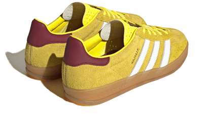 Adidas Gazelle Indoor Bright Yellow Burgundy