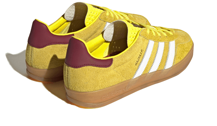 Adidas Gazelle Indoor Hellgelb Burgund