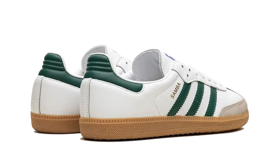 Adidas Samba OG Weiß Collegiate Green Gum