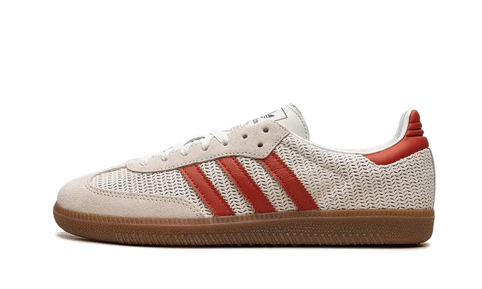 Adidas Samba OG Crystal White Preloved Red