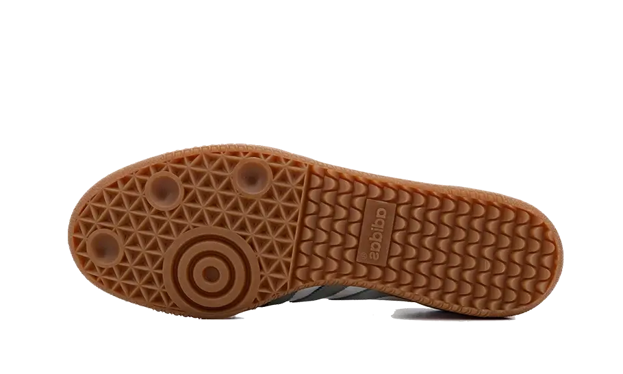 Adidas Samba OG  Cloud White Silver Green