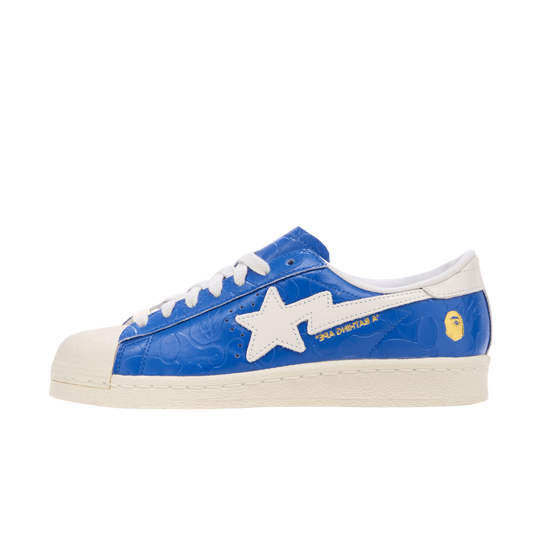adidas Superstar Vintage Bape Blau Weiß