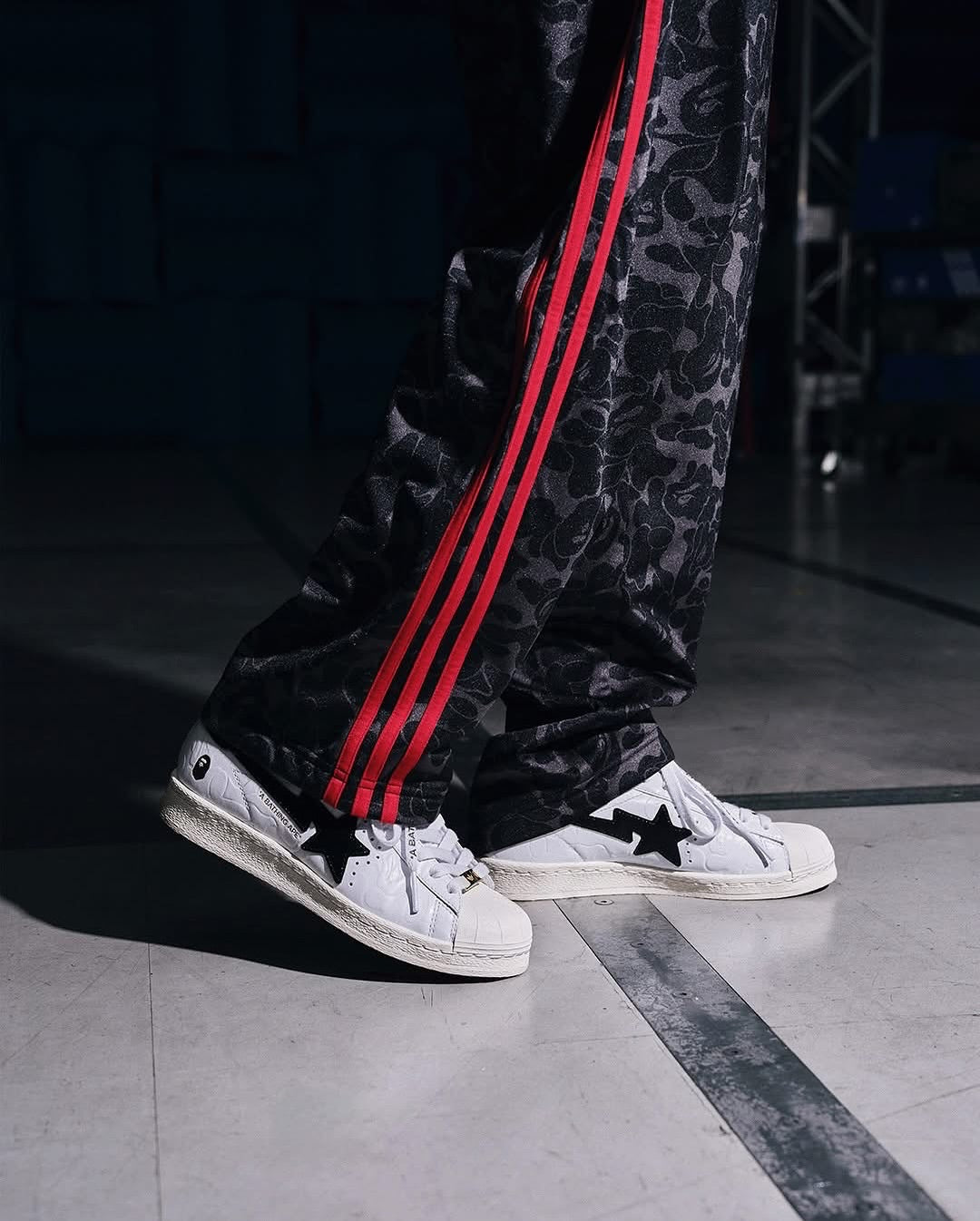 adidas Superstar Vintage Bape White Black