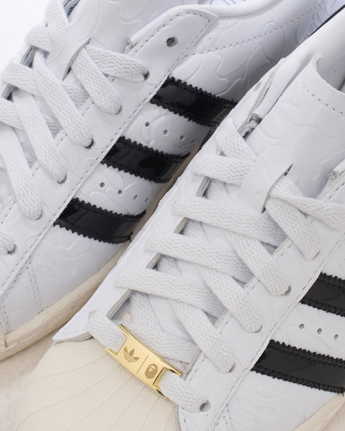 adidas Superstar Vintage Bape White Black