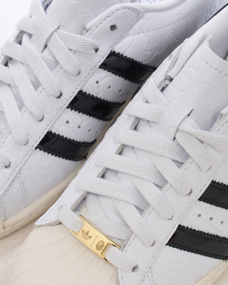 adidas Superstar Vintage Bape White Black