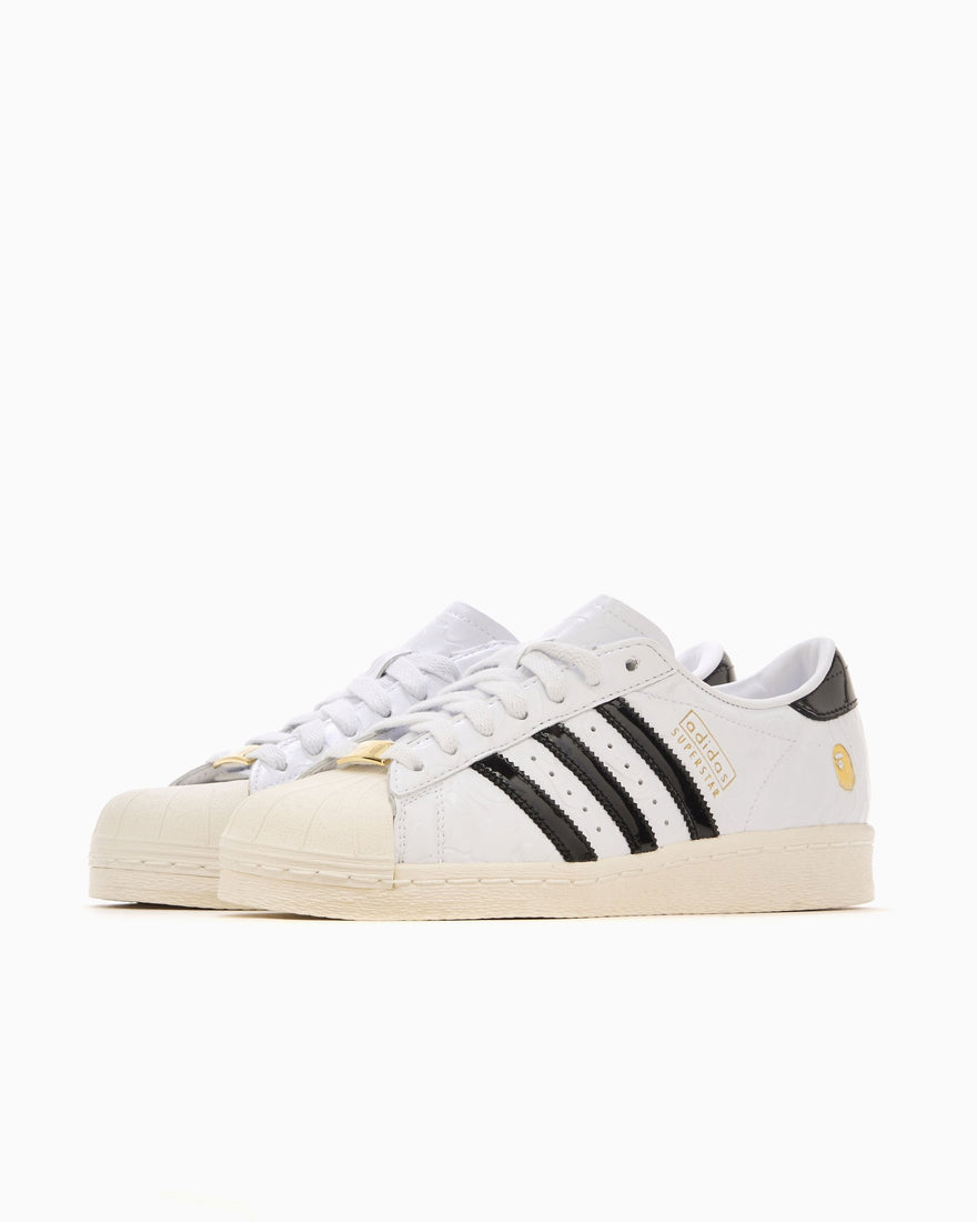 adidas Superstar Vintage Bape White Black