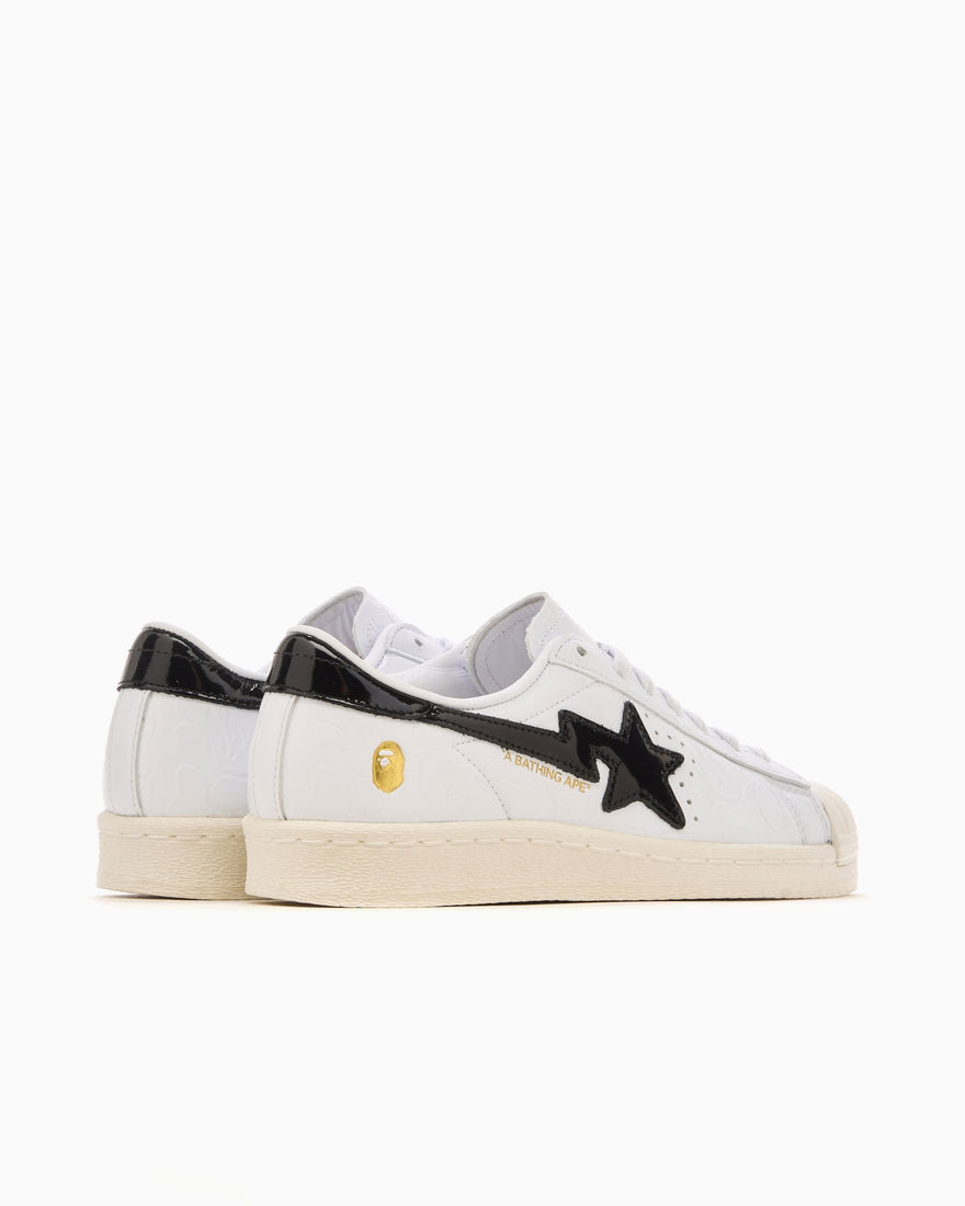 adidas Superstar Vintage Bape White Black