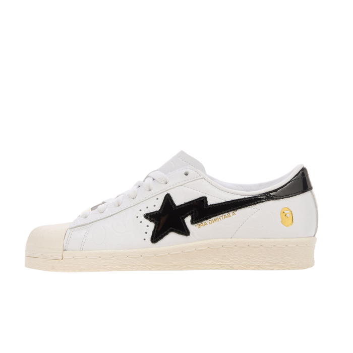 adidas Superstar Vintage Bape White Black