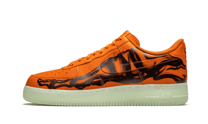 Nike Air Force 1 Low Orange Skelett Halloween (2020)
