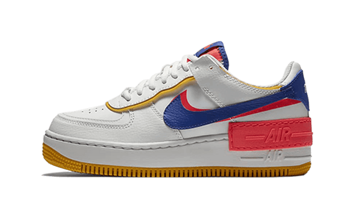 Nike Air Force 1 Shadow Weiß Flash Crimson Astronomy Blau