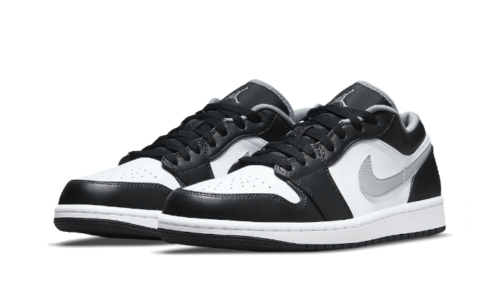 Air Jordan 1 Low Schwarz Weiß Partikelgrau