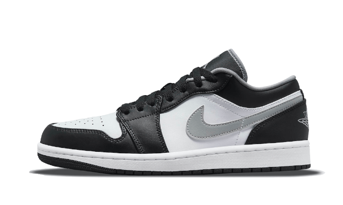 Air Jordan 1 Low Schwarz Weiß Partikelgrau
