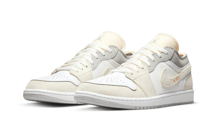 Air Jordan 1 Low Inside Out Cremeweiß Hellgrau
