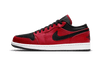 Air Jordan 1 Low Reverse Bred Pebbled Swoosh