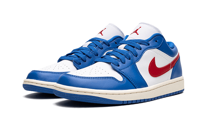 Air Jordan 1 Low Sport Blau Gym Rot