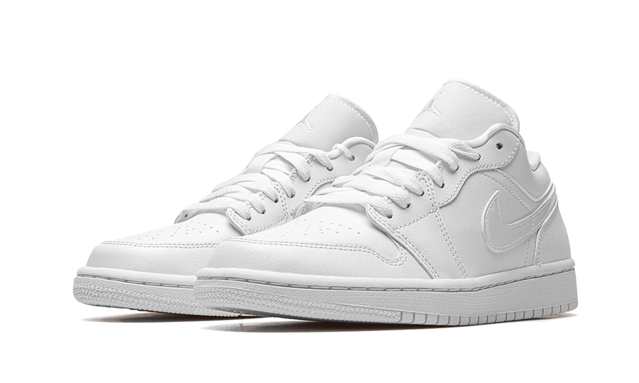 Air Jordan 1 Low Triple White Patent Swoosh (2022)