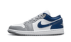 Air Jordan 1 Low Weiß Grau Blau