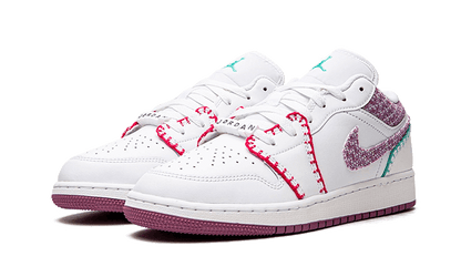 Air Jordan 1 Low White Light Bordeaux