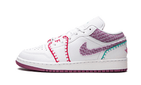 Air Jordan 1 Low White Light Bordeaux