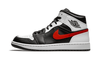 Air Jordan 1 Mid Black Chile Red White