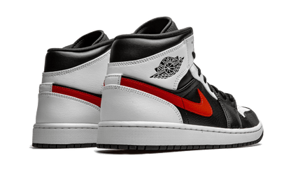 Air Jordan 1 Mid Black Chile Red White
