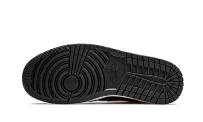 Air Jordan 1 Mid Black Chile Red White