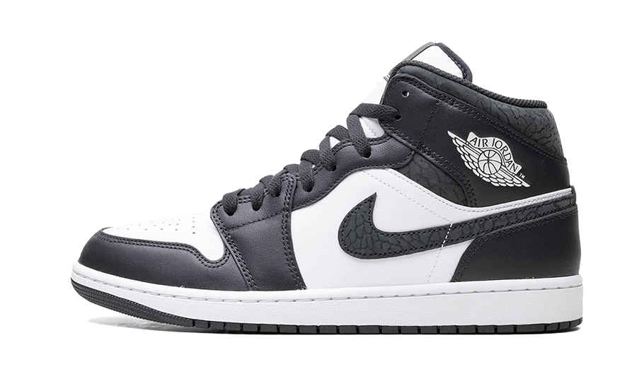 Air Jordan 1 Mid Schwarzer Elefant