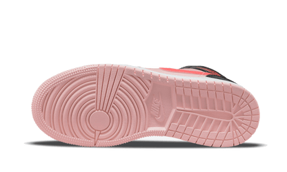 Air Jordan 1 Mid Black Pink Crimson