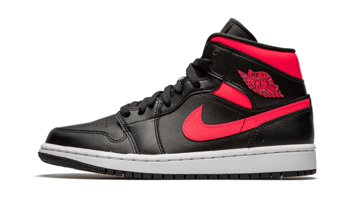 Air Jordan 1 Mid Schwarz Sirenenrot