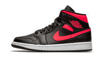 Air Jordan 1 Mid Black Siren Red