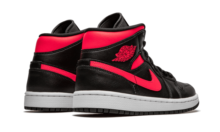 Air Jordan 1 Mid Schwarz Sirenenrot