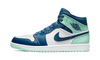 Nike Air Jordan 1 Mid Blau Mint